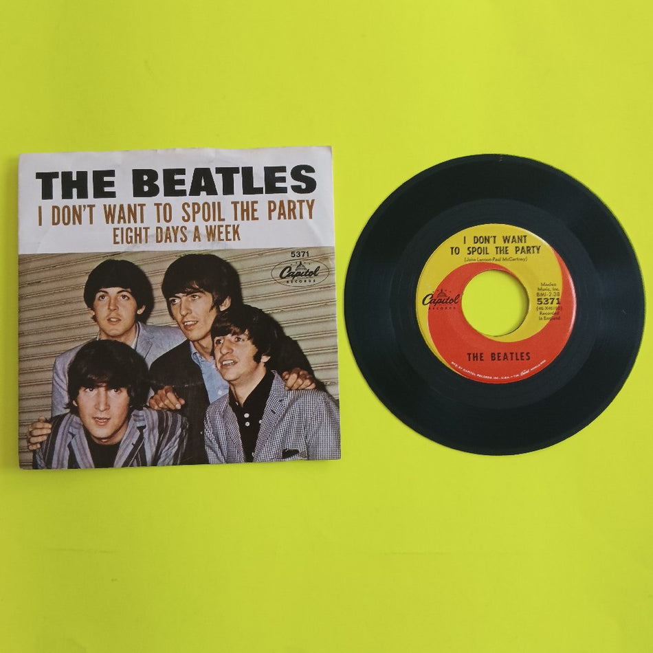 The Beatles  - Eight Days A Week / I Don't Want To... 7" - 1965 - 5371 Used - VG+ - Vinyl