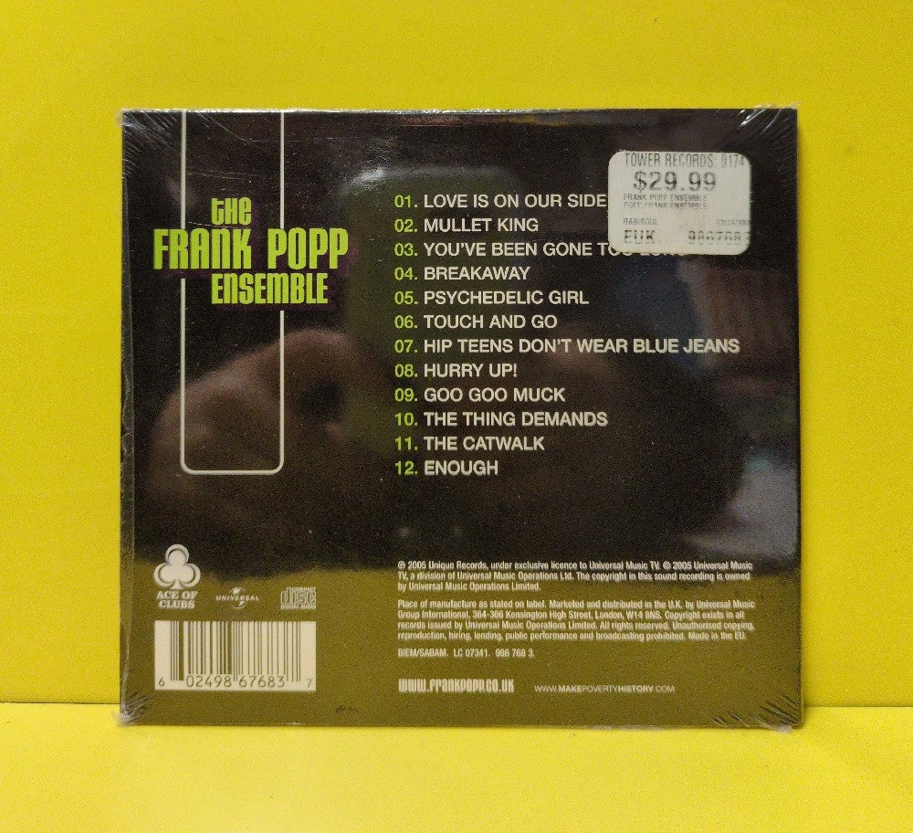 The Frank Popp Ensemble - The Frank Popp Ensemble - 2005 - 986 768-3 - New - Sealed - CDs - UK Import