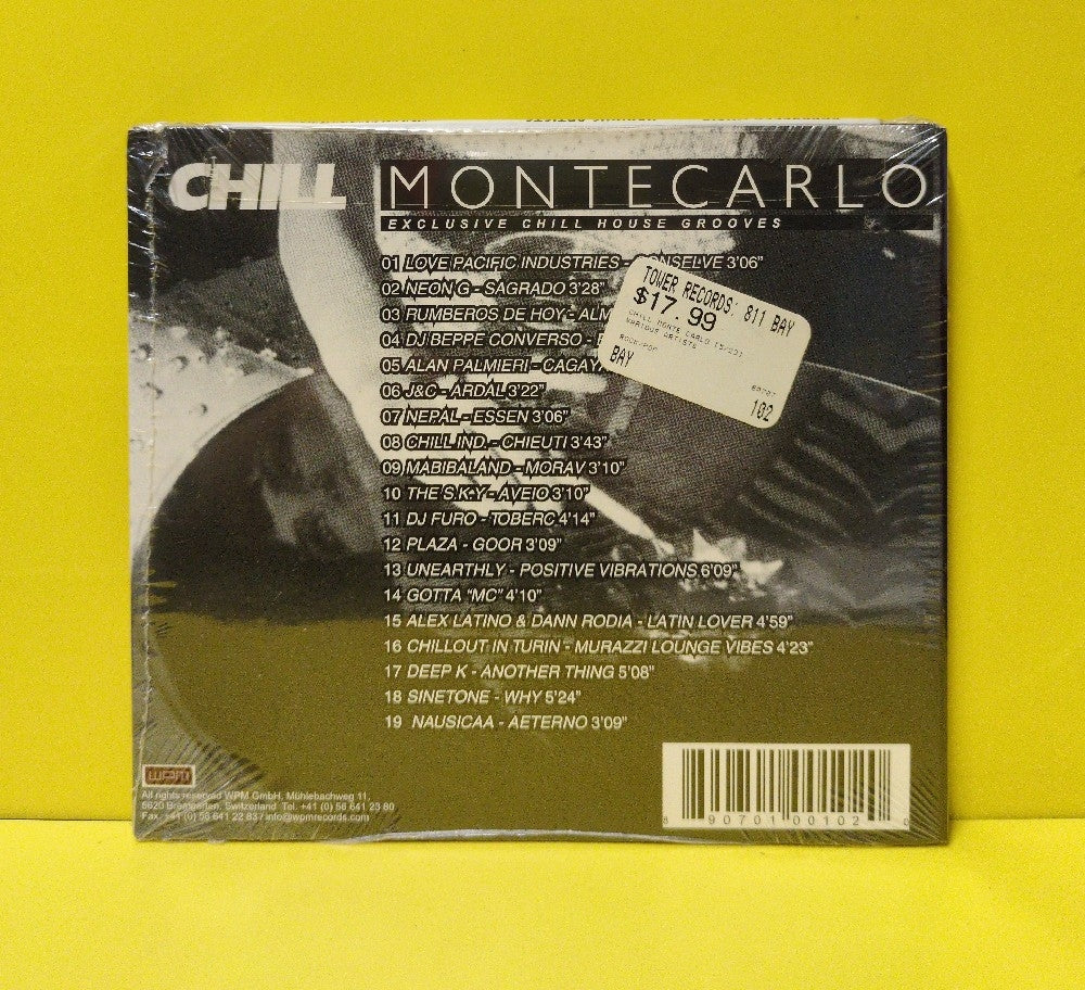 Various - Chill Montecarlo - 2005 - POP 102 - New - Sealed - CDs - Switzerland Import