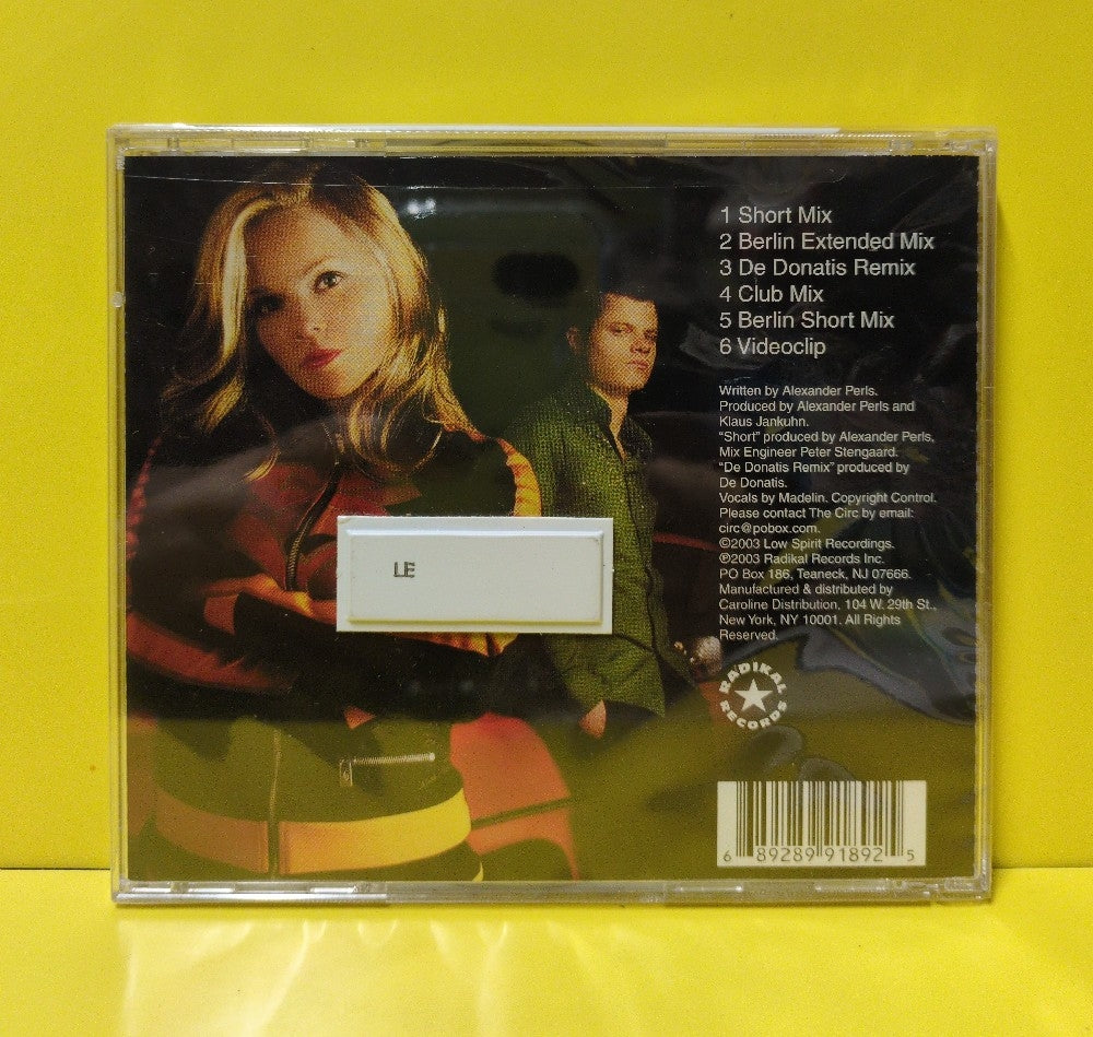 Circ - Destroy She Said - 2003 - RAD99189-2 - New - Sealed - CDs - Maxi-Single - Enhanced
