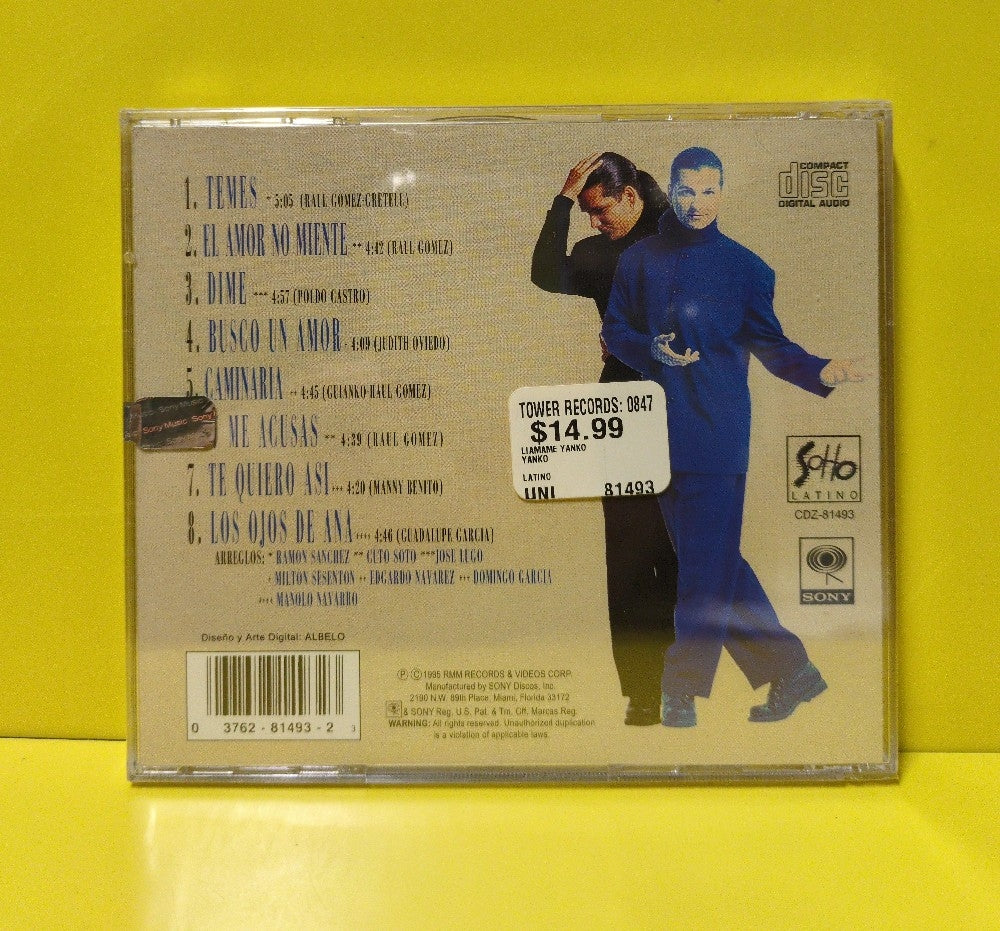 Guianko - Llámame Yanko - 1995 - CDZ-81493 - New - Sealed - CDs