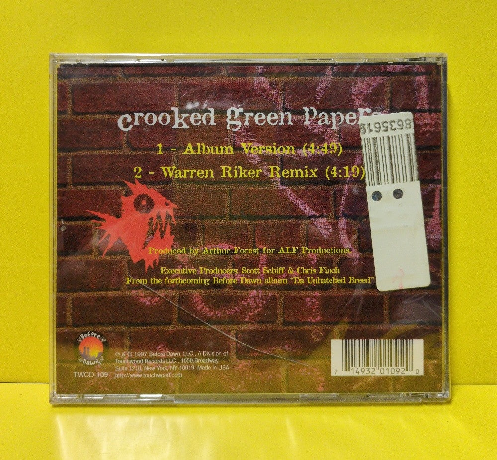 Kinfusion - Crooked Green Papers - 1997 - TWCD-109 - New - Sealed - CDs - CD Single