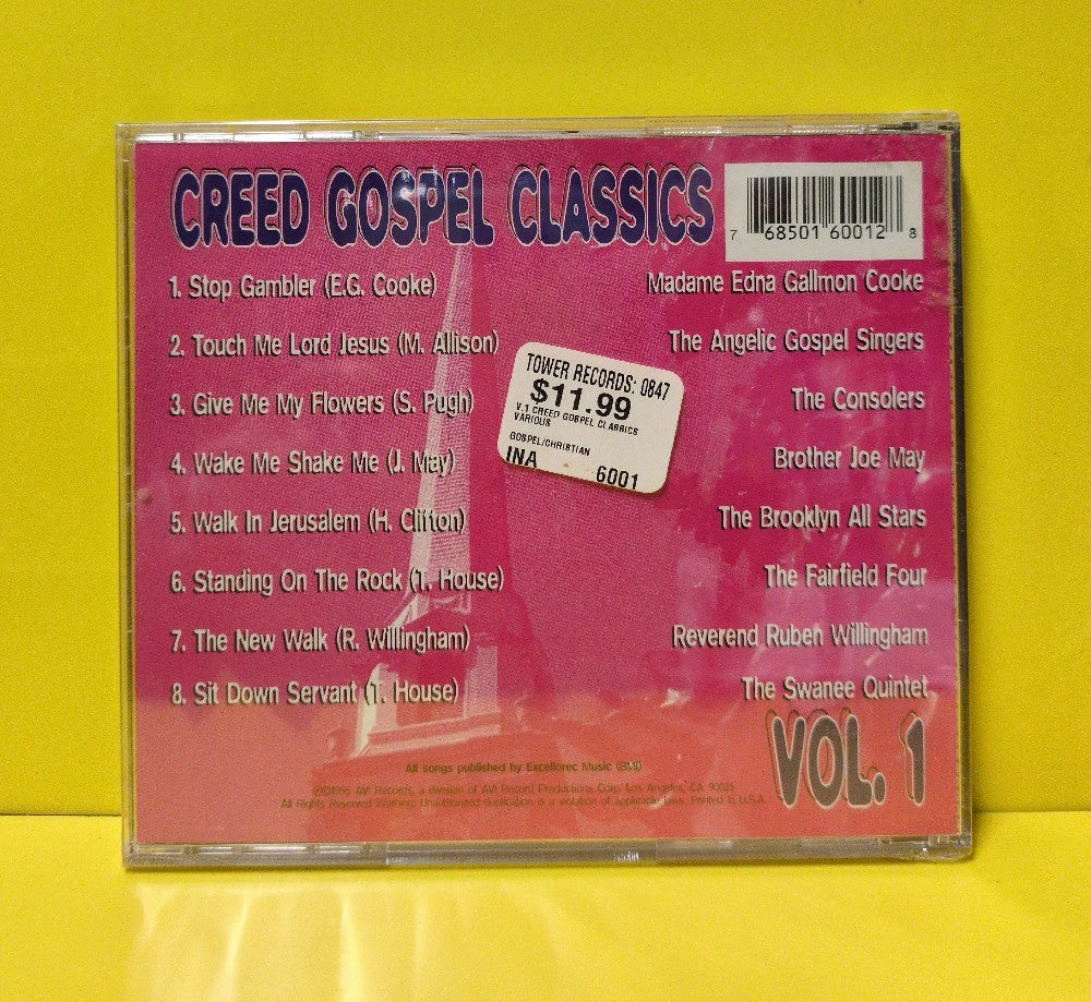 Various - Creed Gospel Classics Vol. 1 - 1995 - CR6001-2 - New - Sealed - CDs