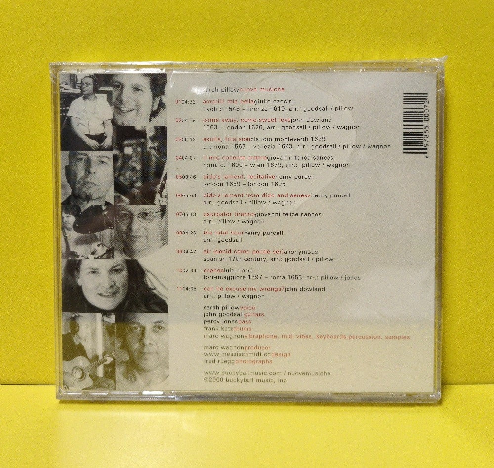 Sarah Pillow - Nuove Musiche - 2000 - BR007 - New - Sealed - CDs