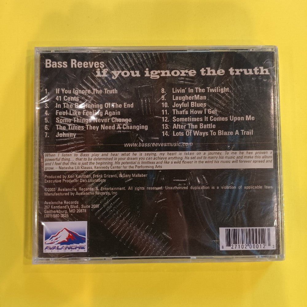Bass Reeves - If You Ignore The Truth - 2003 - New - Sealed - CDs
