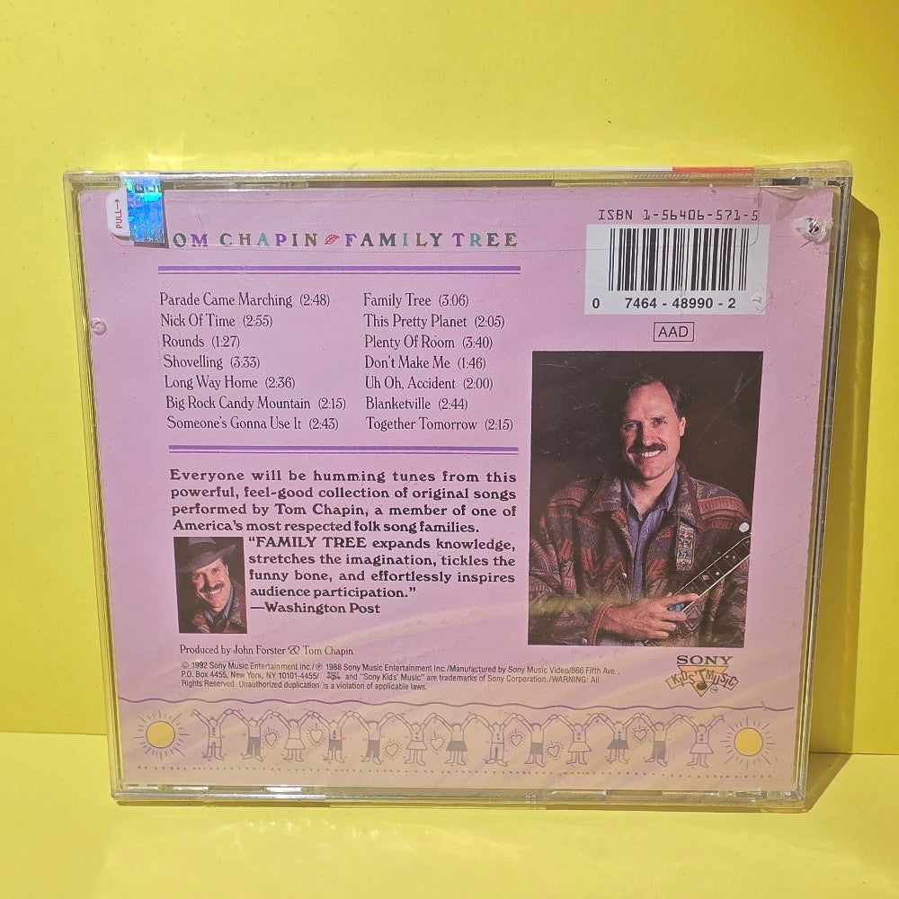 Tom Chapin - Family Tree - 1992 - LK 48990 - New - Sealed - CDs