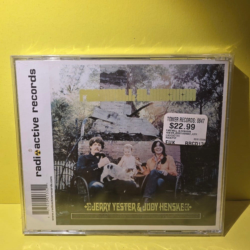 Judy Henske & Jerry Yester - Farewell Aldebaran - 2005 - RRCD133 - New - Sealed - CDs