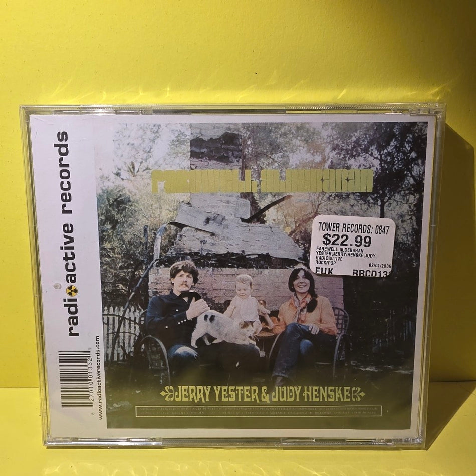 Judy Henske & Jerry Yester - Farewell Aldebaran - 2005 - RRCD133 - New - Sealed - CDs