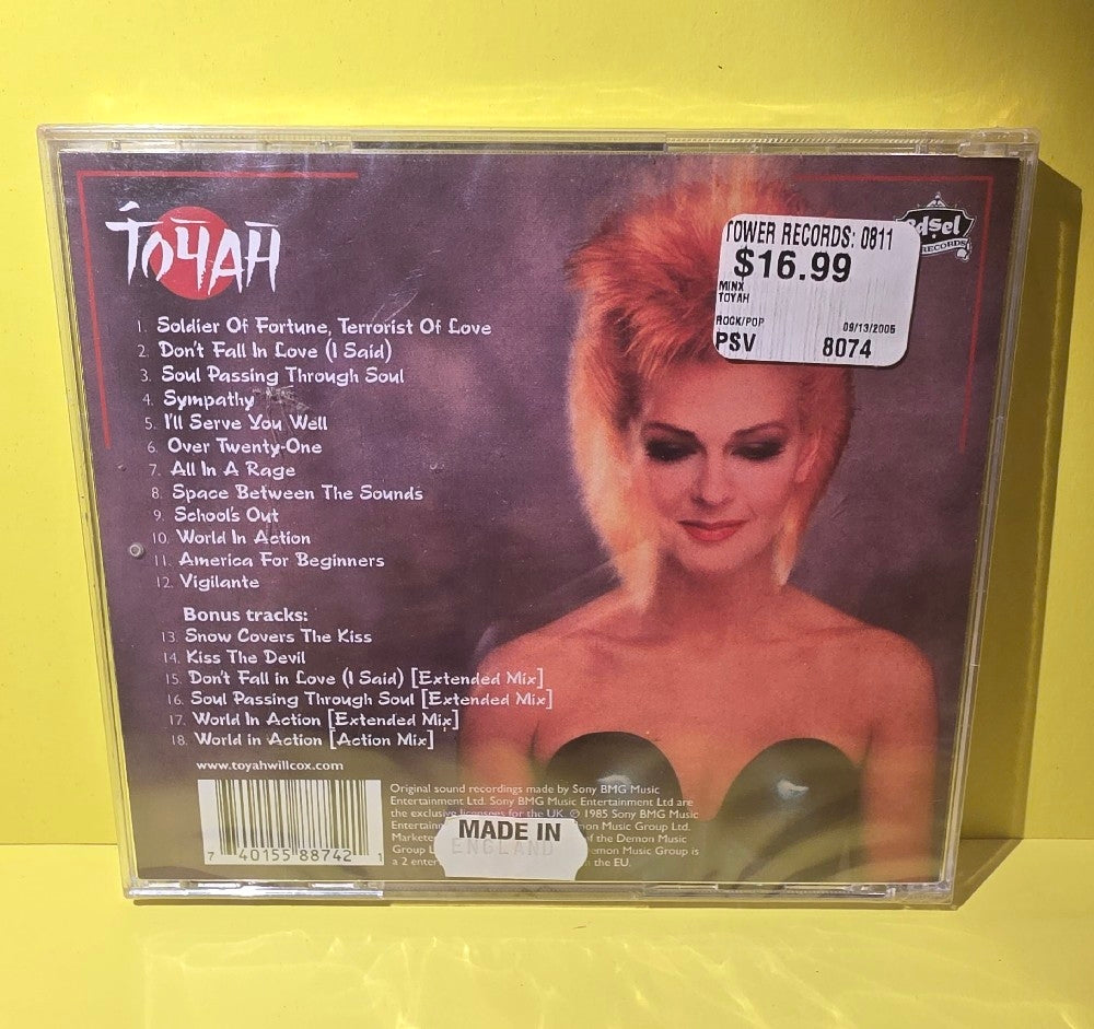 Toyah - Minx ...Plus - 2005 - DIAB 8074 - New - Sealed - CDs