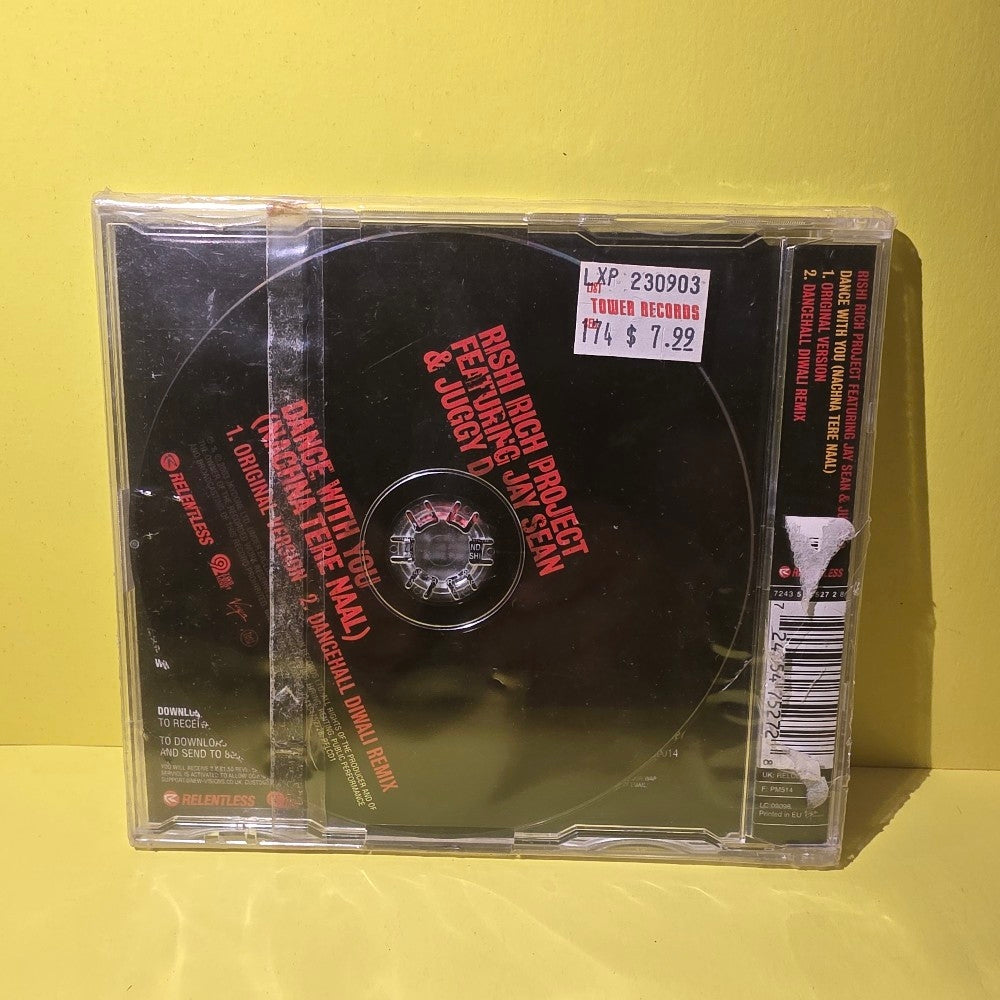 Rishi Rich Project Feat Jay Sean & Juggy D - Dance With You (Nachna Tere Naal) - 2003 - RELCD1 - New - Sealed - CDs