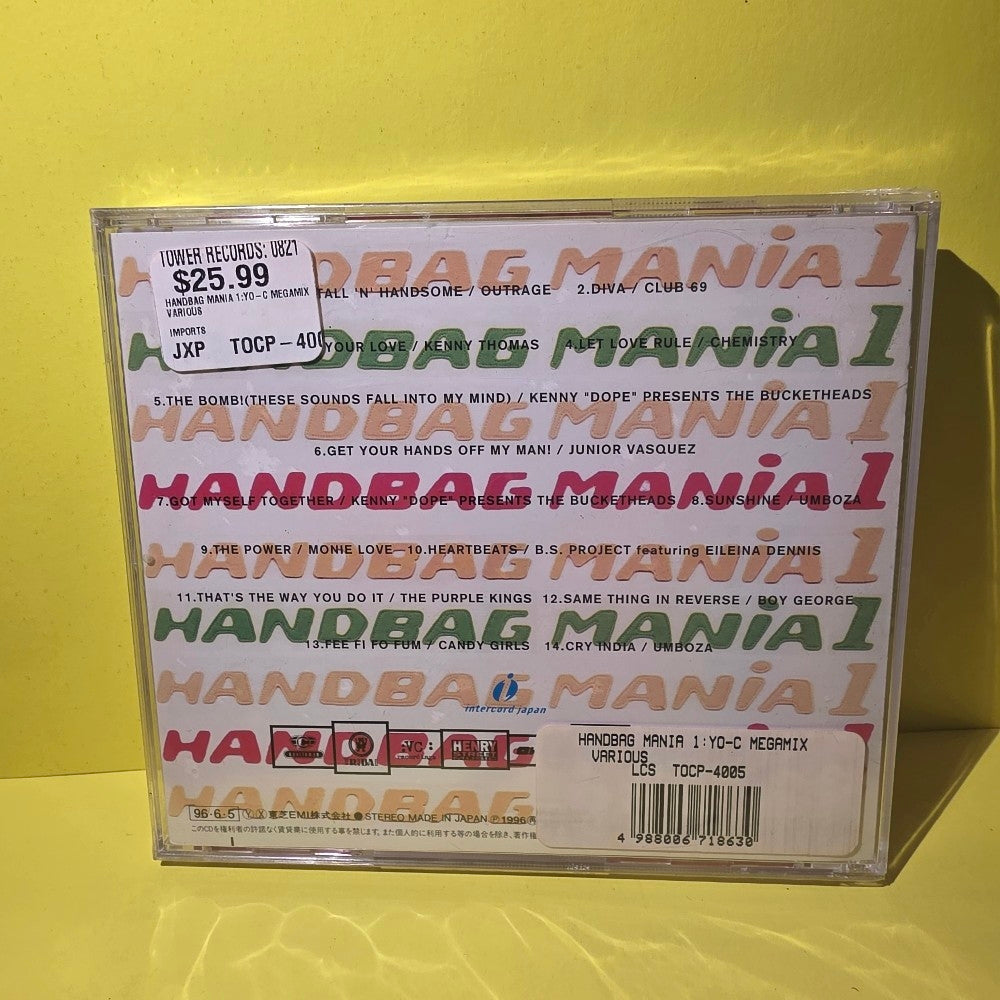 YO-C - Handbag Mania 1 - 1996 - TOCP-4005 - New - Sealed - CDs