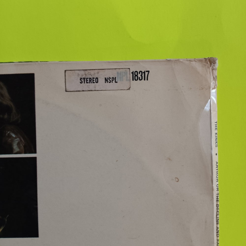 The Kinks - Arthur Or The Decline OG UK Stereo Unipak - 1969 - NSPL 18317 - Used - VG++ - Vinyl