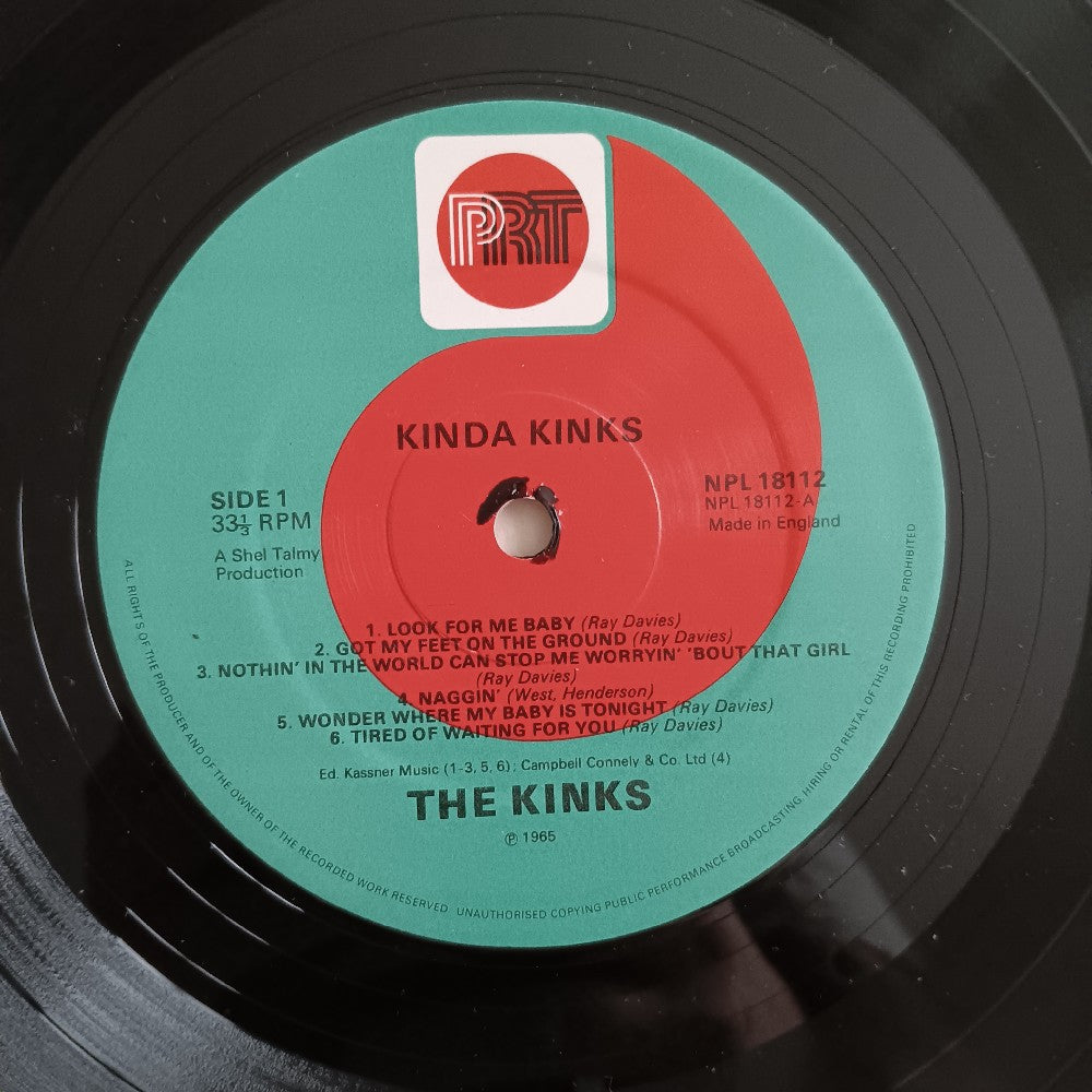 The Kinks - Kinda Kinks UK 80s Reissue - NPL 18112 - Used - VG++ - Vinyl
