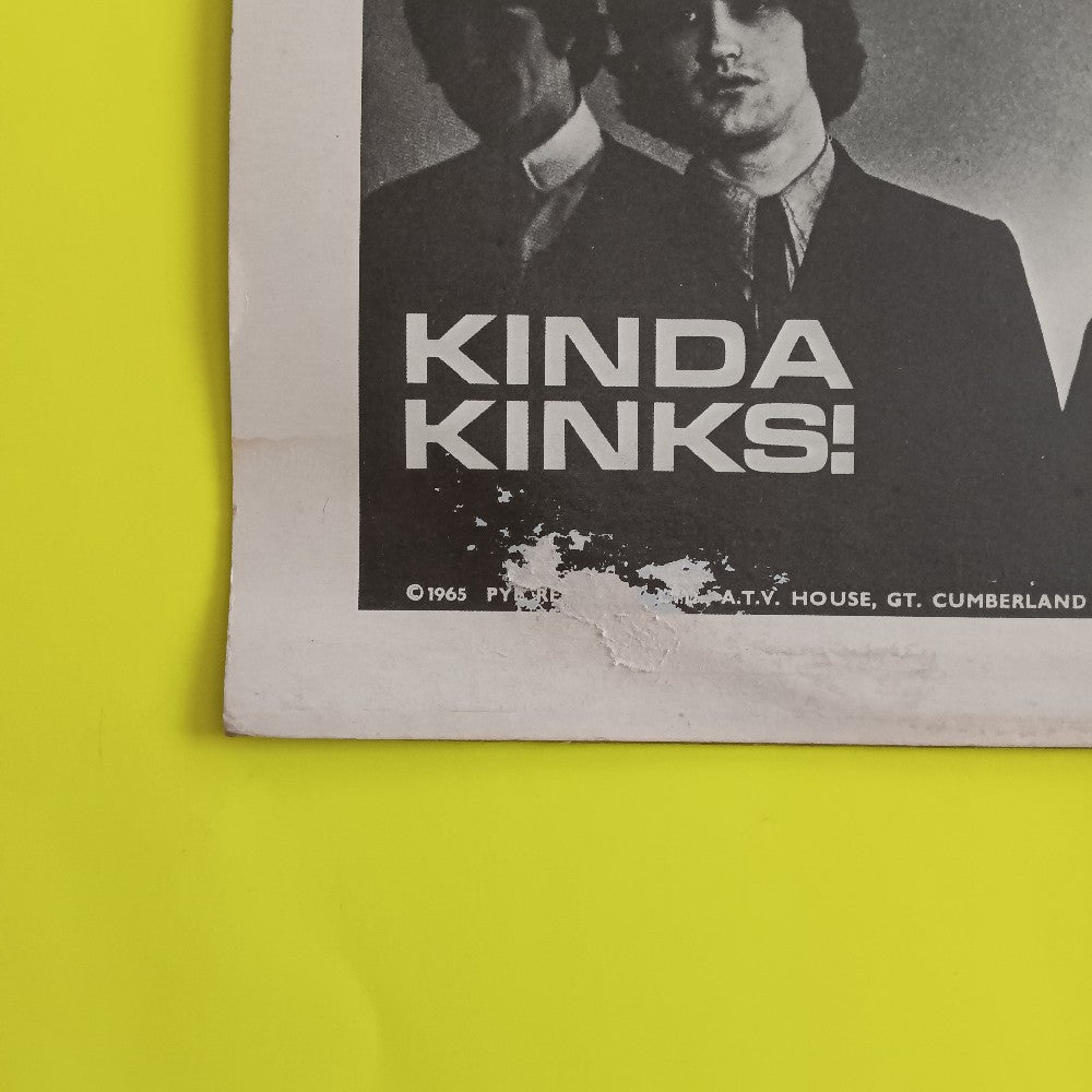 The Kinks - Kinda Kinks UK 80s Reissue - NPL 18112 - Used - VG++ - Vinyl