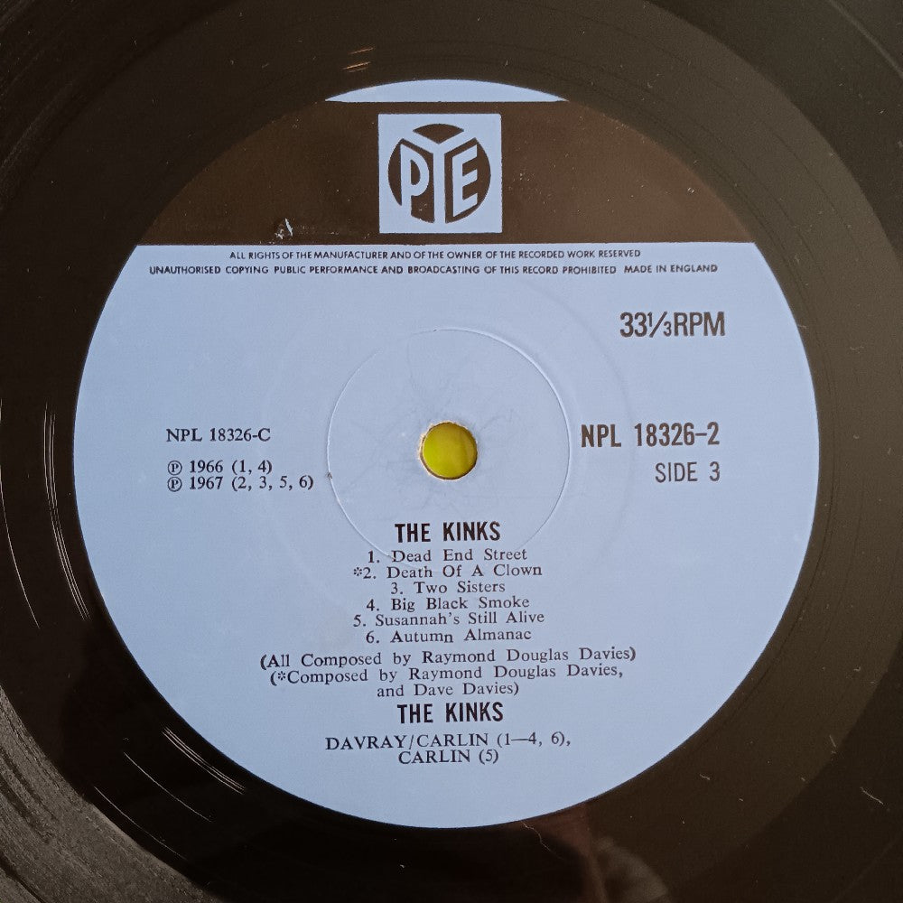 The Kinks - The Kinks / Self Titled OG UK Mono - 1970 - NPL 18326 - Used - VG++ - Vinyl