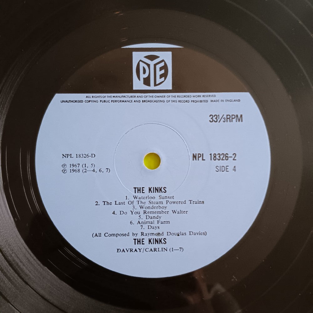 The Kinks - The Kinks / Self Titled OG UK Mono - 1970 - NPL 18326 - Used - VG++ - Vinyl
