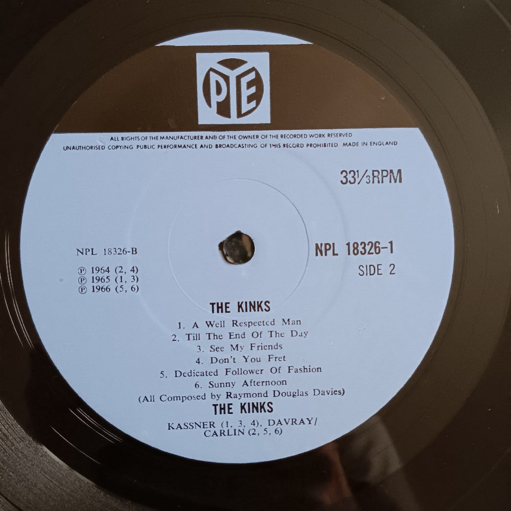 The Kinks - The Kinks / Self Titled OG UK Mono - 1970 - NPL 18326 - Used - VG++ - Vinyl