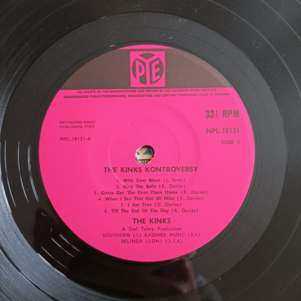 The Kinks - Kink Kontroversy UK OG Mono - 1965 - NPL 18131 - Used - VG+ - Vinyl