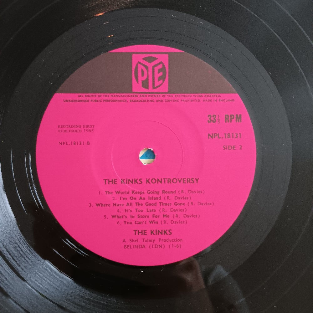 The Kinks - Kink Kontroversy UK OG Mono - 1965 - NPL 18131 - Used - VG+ - Vinyl