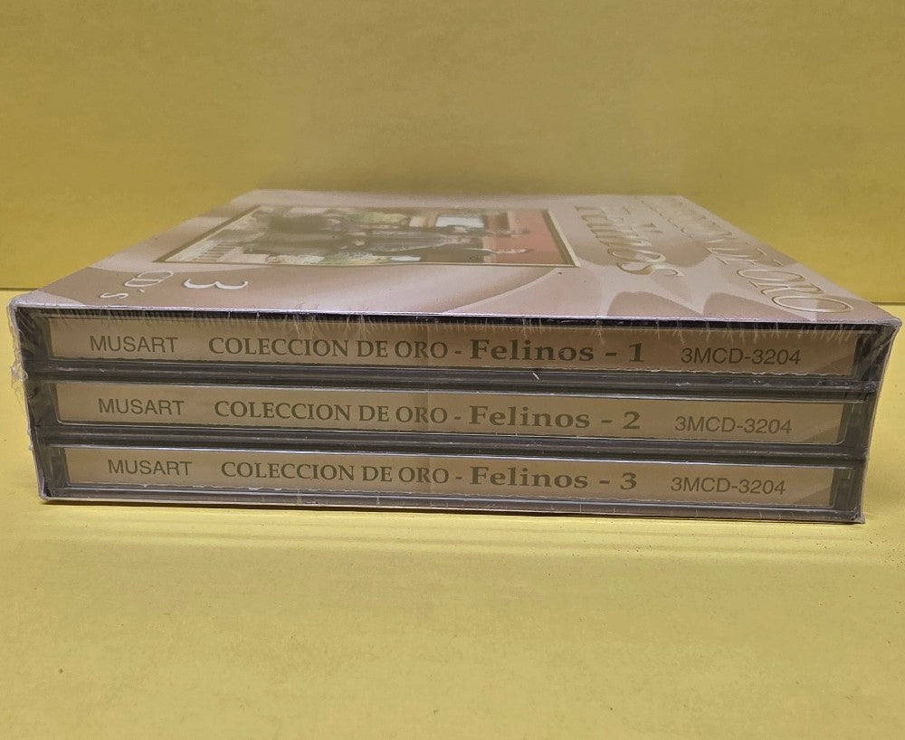 Felinos - Coleccion De Oro / 3 CD Box Set  - 2004 - 3MCD-3204 - New - Sealed - CDs
