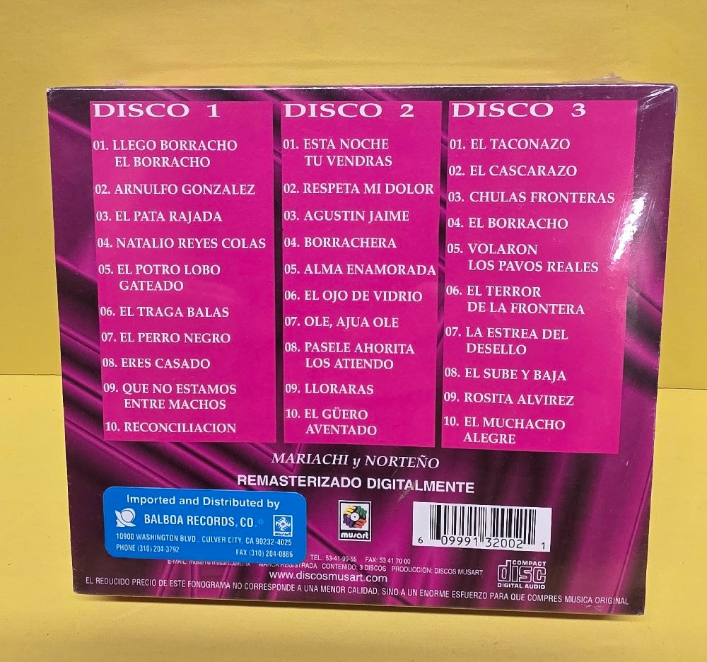 El Piporro - Coleccion De Oro  / 3 CDs Set. - 2004 - 3MCD-3200 - New - Sealed - CDs