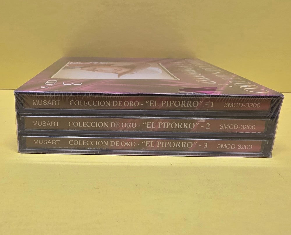 El Piporro - Coleccion De Oro  / 3 CDs Set. - 2004 - 3MCD-3200 - New - Sealed - CDs