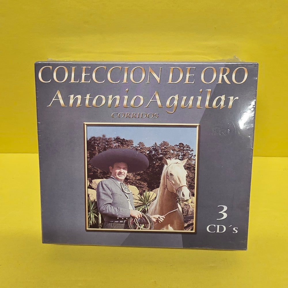Antonio Aguilar  - Coleccion De Oro / 3 CDs Box Set - 2004 - 3MCD-3034 - New - Sealed - CDs