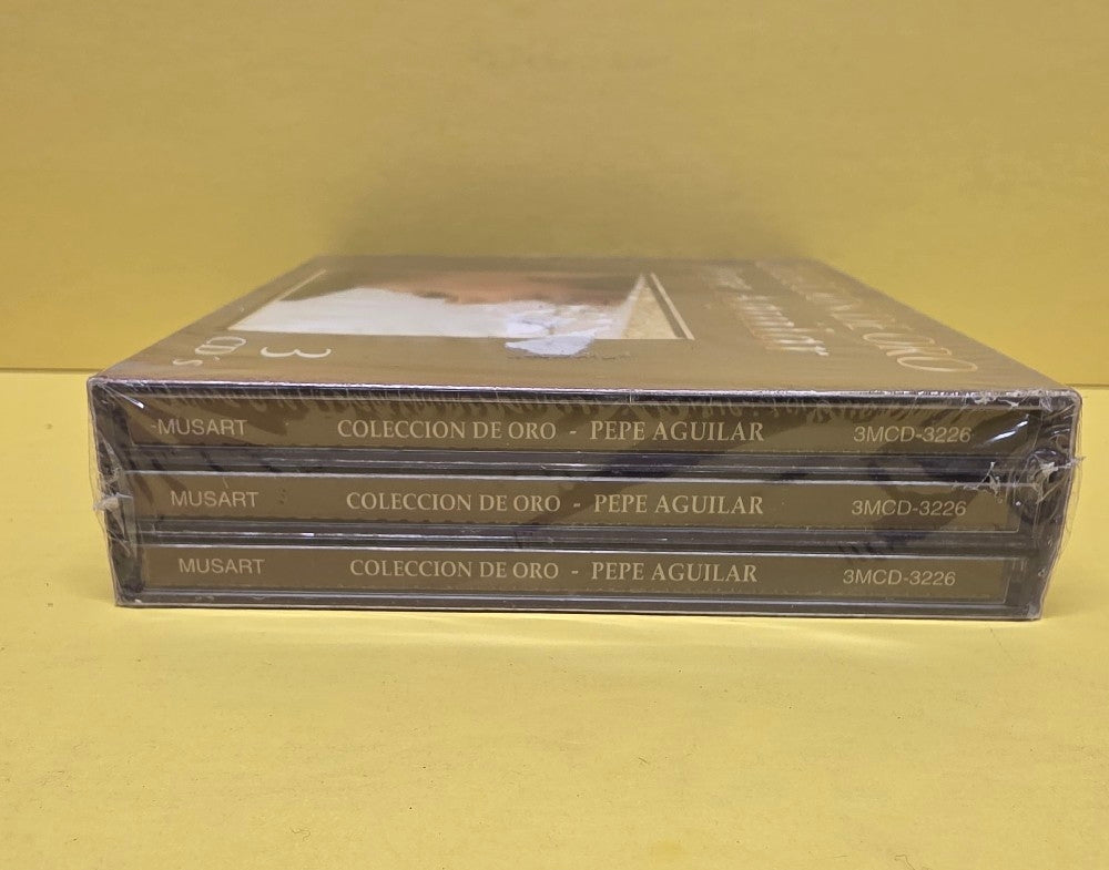 Pepe Aguilar  - Coleccion De Oro  / 3CDs Box Set - 2004 - 3MCD-3226 - New - Sealed - CDs