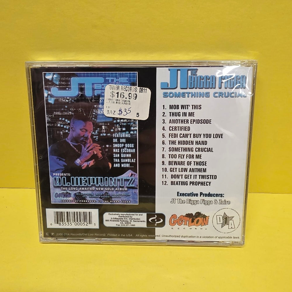 JT The Bigga Figga - Something Crucial - 2000 - D1A0005-2 - New - Sealed - CDs