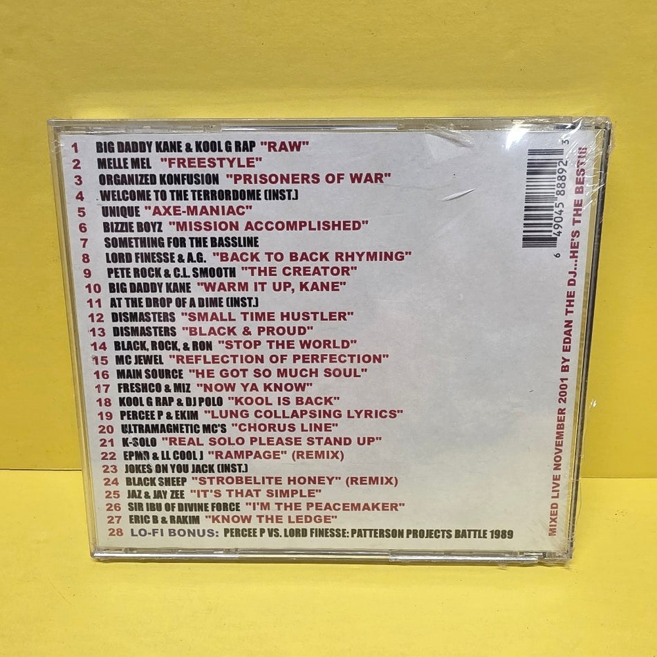 Edan The DJ - Fast Rap - 2001 - New - Sealed - CDs