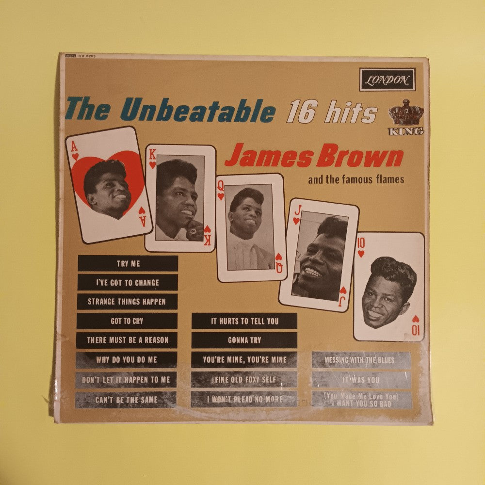 James Brown - The Unbeatable 16 Hits UK - 1964 - HA 8203 - Used - VG++ - Vinyl