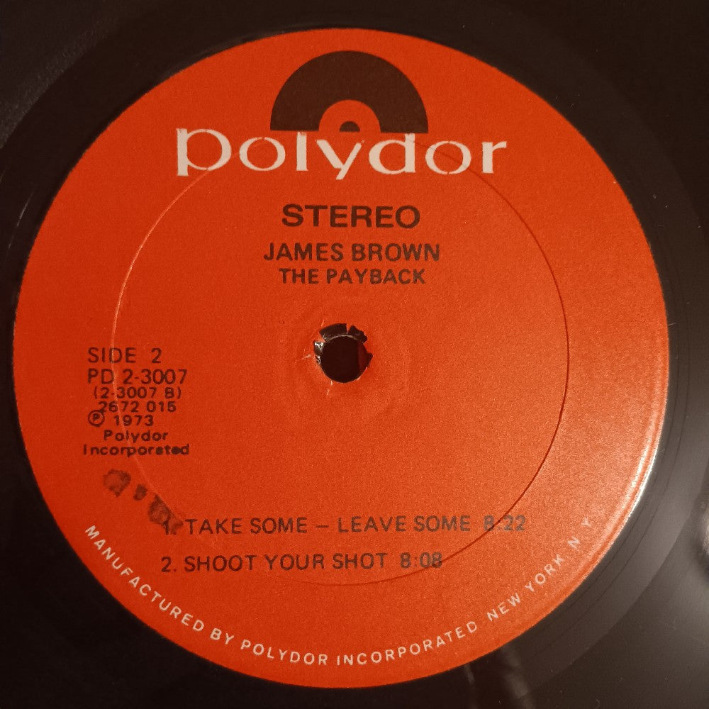 James Brown - The Payback - No Photo Labels - 1973 - PD 2-3007 - Used - VG+ - Vinyl