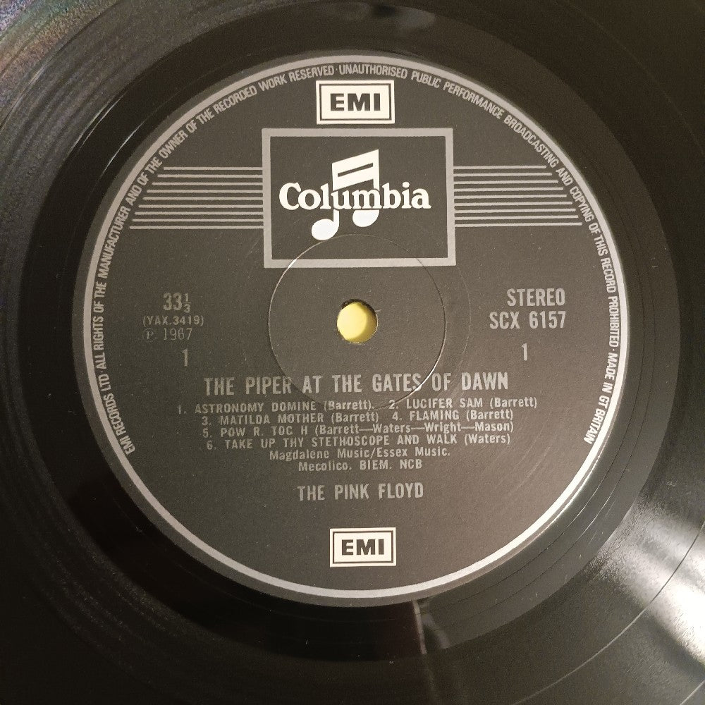 Pink Floyd - The Piper At The Gates Of Dawn UK 1970s Rare Label - SCX 6157 - Used - VG++ - Vinyl