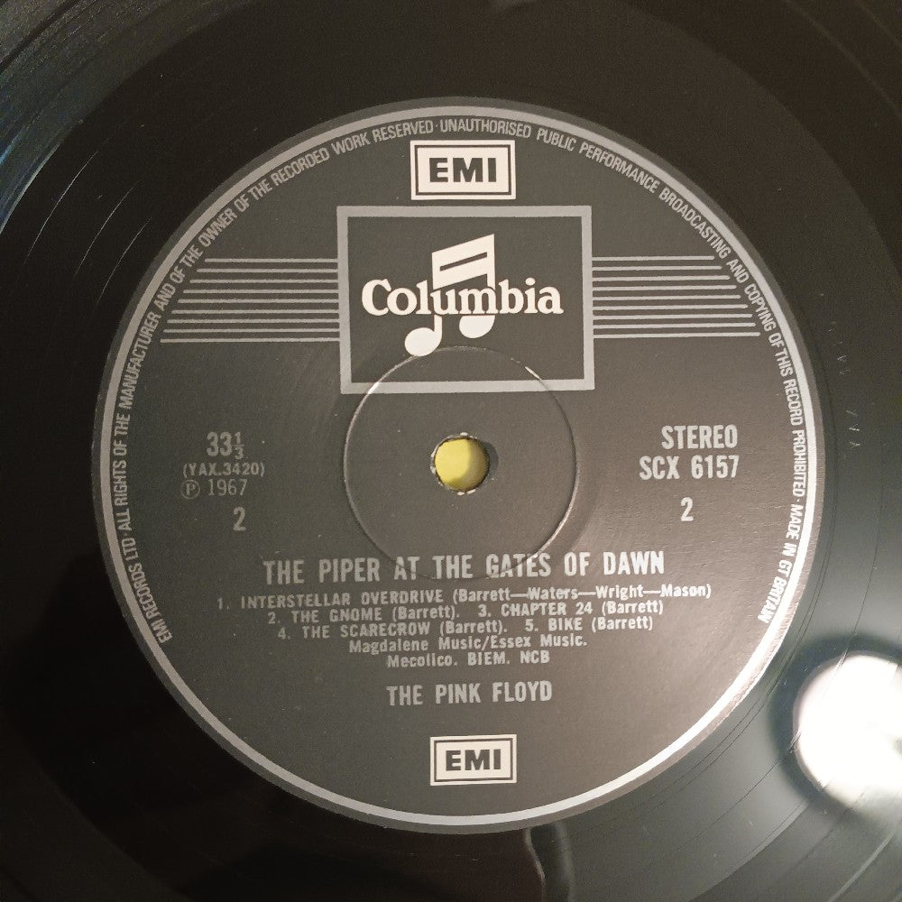 Pink Floyd - The Piper At The Gates Of Dawn UK 1970s Rare Label - SCX 6157 - Used - VG++ - Vinyl