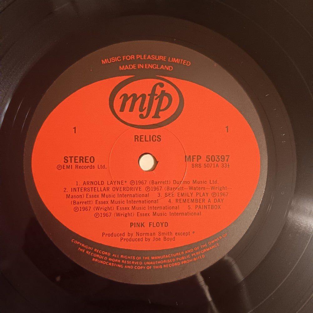 Pink Floyd - Relics UK HTM - 1978 - MFP 50397 - Used - EX - Vinyl