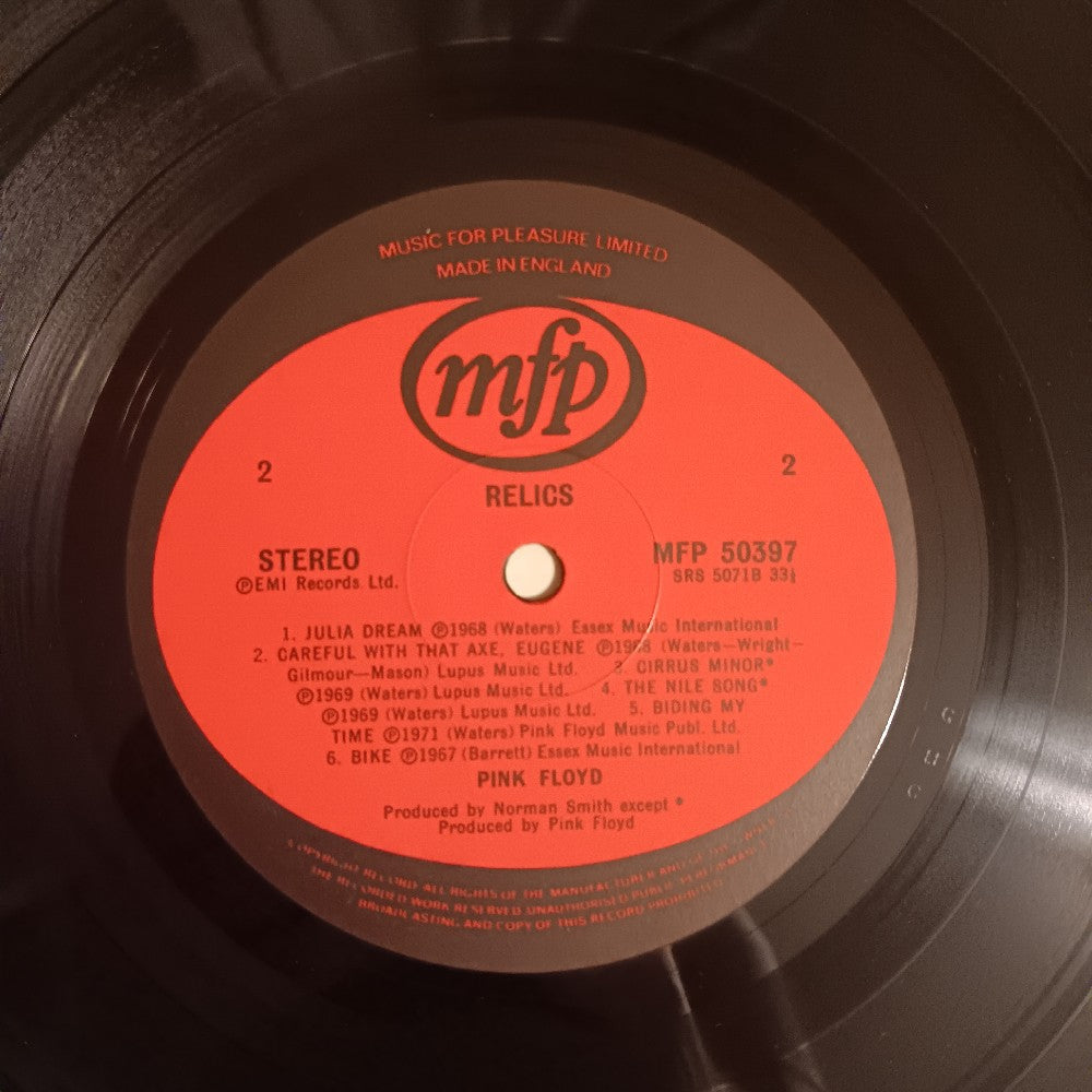Pink Floyd - Relics UK HTM - 1978 - MFP 50397 - Used - EX - Vinyl