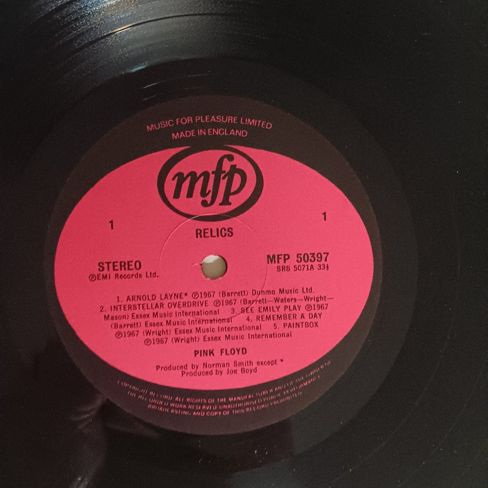 Pink Floyd - Relics UK HTM - 1978 - MFP 50397 - Used - VG++ - Vinyl