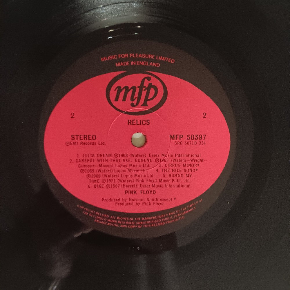 Pink Floyd - Relics UK HTM - 1978 - MFP 50397 - Used - VG++ - Vinyl