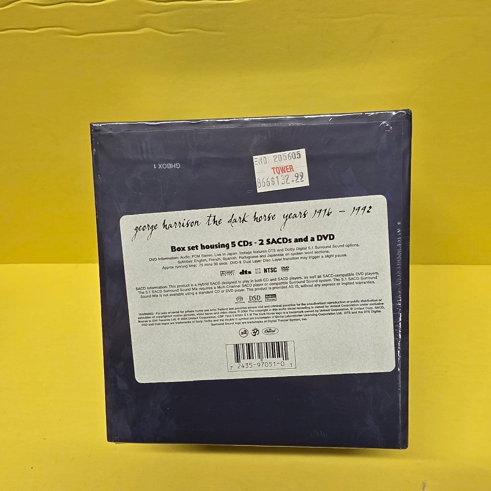 George Harrison - The Dark Horse Years 1976 / 5CDs - 2SACDs And 1 DVD Box Set. - 2004 - CDP 7243 5 97051 0 1 - New - Sealed - CDs