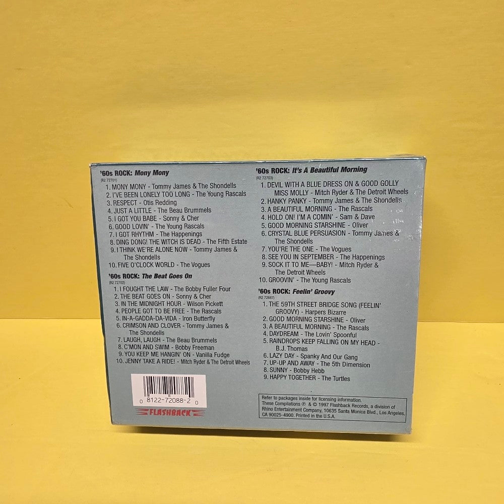 Various - '60s Rock Hits - 1997 - R2 72088 - New - Sealed - CDs