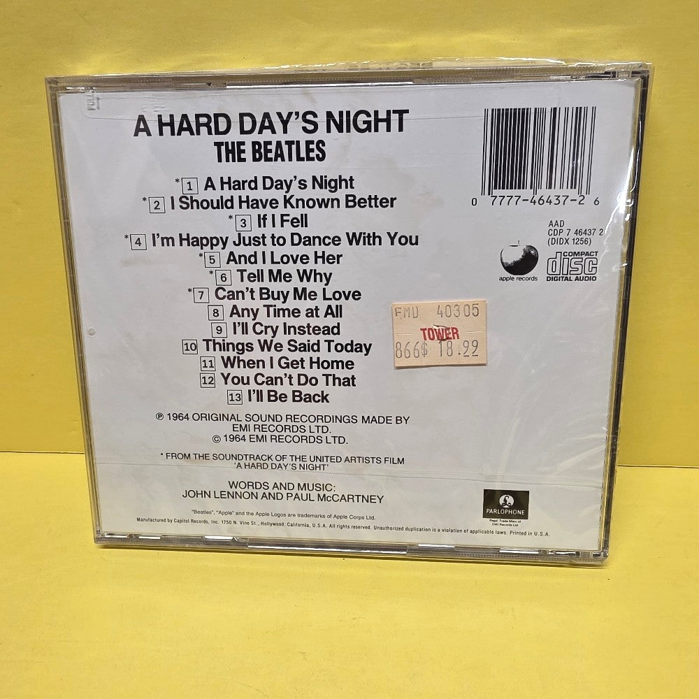 The Beatles - A Hard Day's Night - 1992 - CDP 7 46437 2 - New - Sealed - CDs