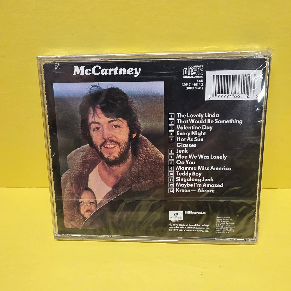 Paul McCartney - McCartney - CDP 7 46611 2 - New - Sealed - CDs