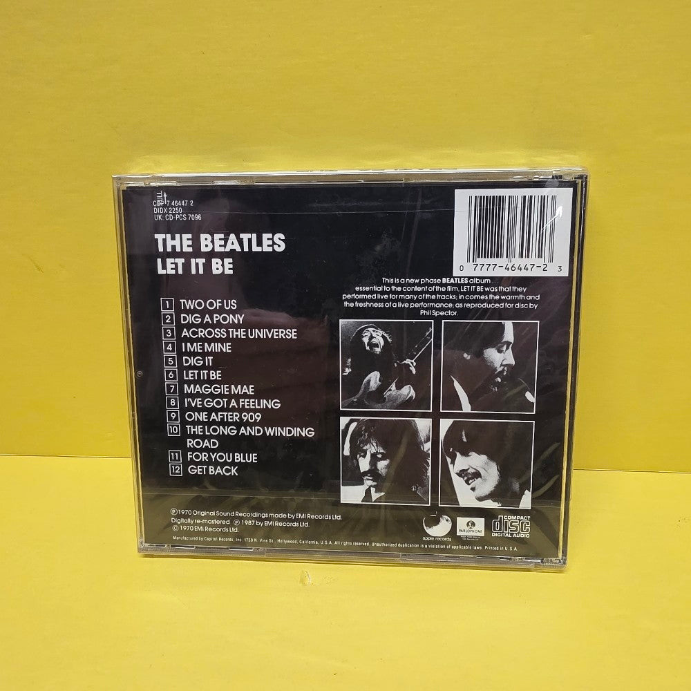 The Beatles - Let It Be - 1992 - CDP 7 46447 2 - New - Sealed - CDs