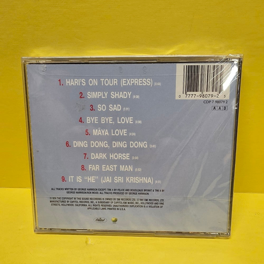 George Harrison - Dark Horse - 1992 - CDP 7 98079 2 - New - Sealed - CDs