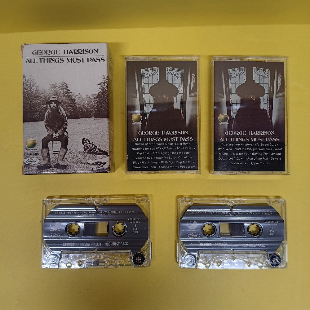 George Harrison - All Things Must Pass 2 Cassette Box - 1992 - C4-46688 - Used - NM - Cassettes