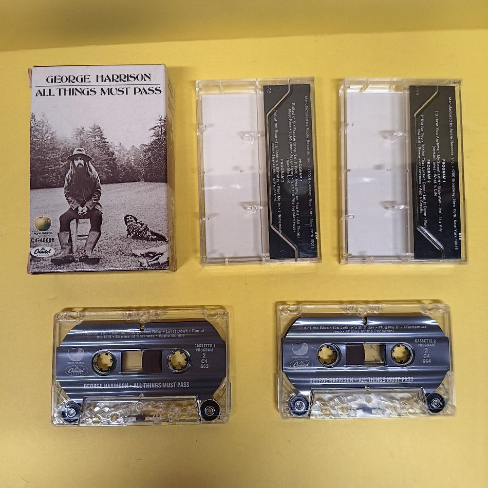 George Harrison - All Things Must Pass 2 Cassette Box - 1992 - C4-46688 - Used - NM - Cassettes
