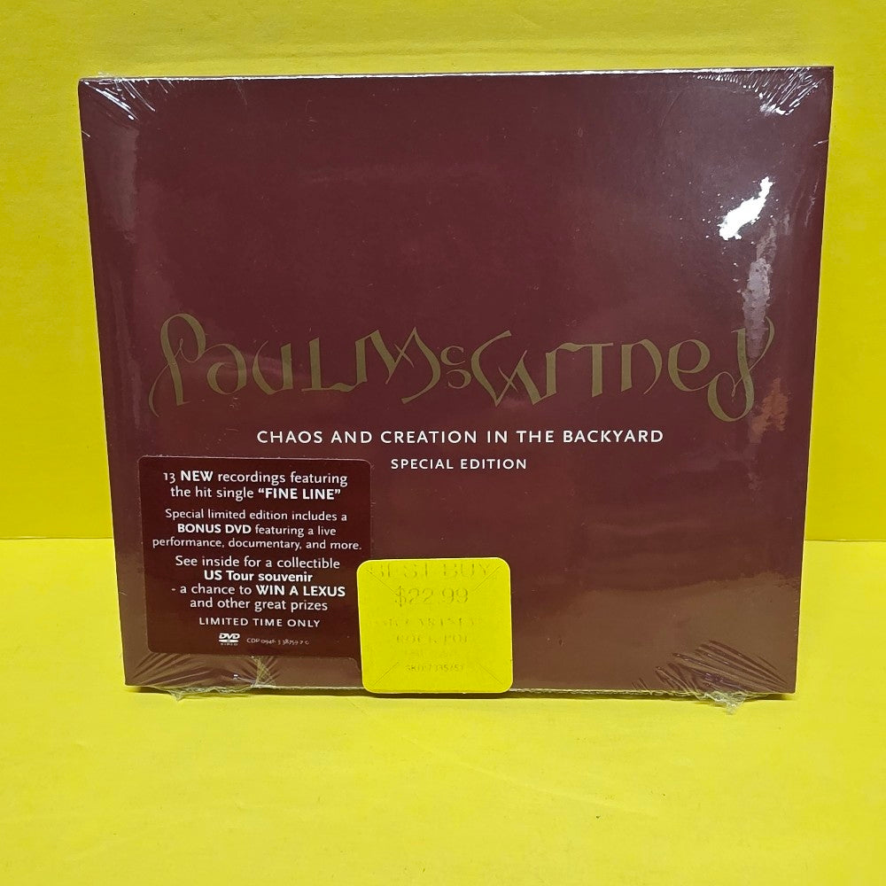 Paul McCartney - Chaos And Creation In The Backyard (Special Edition) - 2005 - CDP 0946 3 39518 2 2 - New - Sealed - CDs