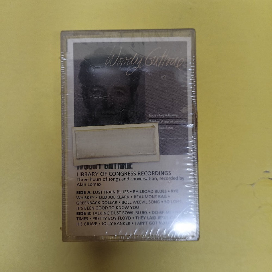 Woody Guthrie - Library Of Congress Recordings 2x Cassette Set - C-1041 - New - Sealed - Cassettes