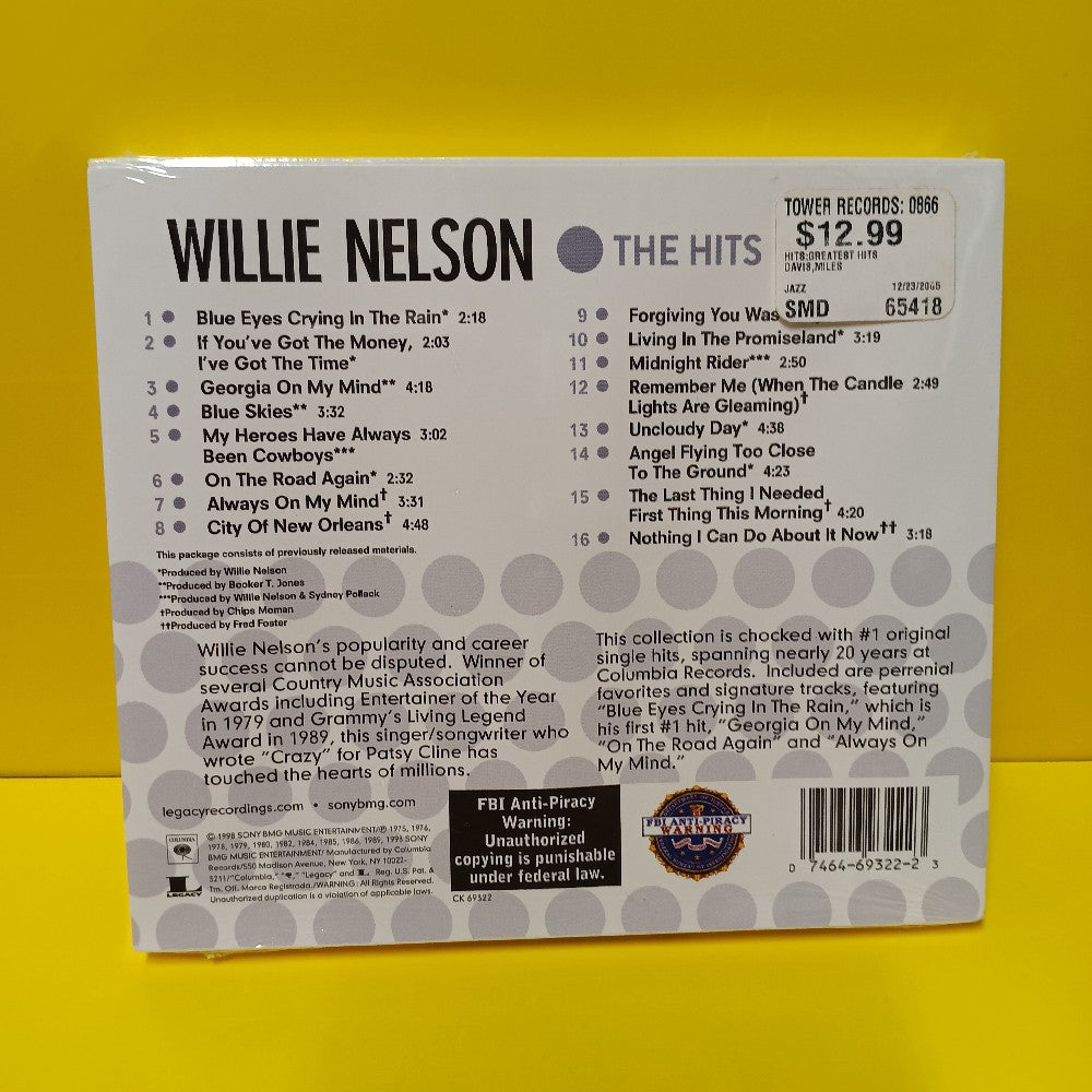 Willie Nelson - 16 Biggest Hits With Slipcase - 1998 - CK 69322 - New - Sealed - CDs