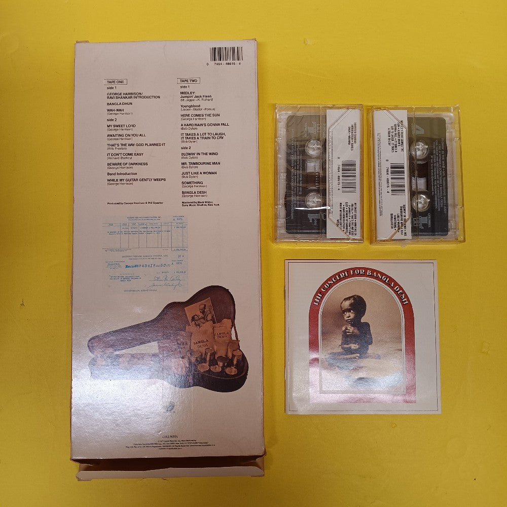 George Harrison - Concert For Bangla Desh 2 Cassette (1 Still Sealed) - 1991 - 48616 - Used - NM - Cassettes